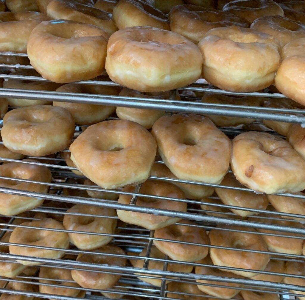 Photo: a Group of SBP products: Glazed Donuts.